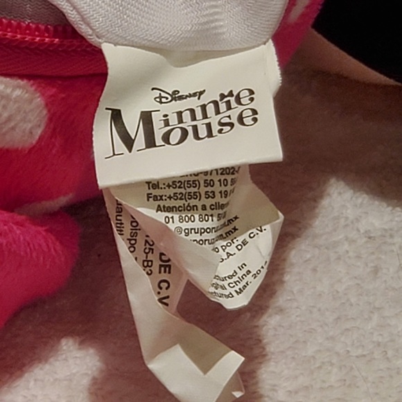 DISNEY Plush Minnie Mouse BACKPACK - Picture 6 of 6
